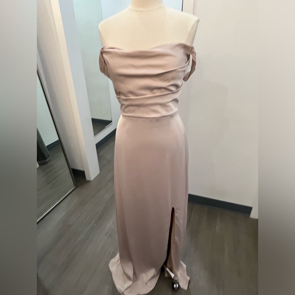 Christina Wu Matte Charmeuse Bridesmaids Dress “22180”